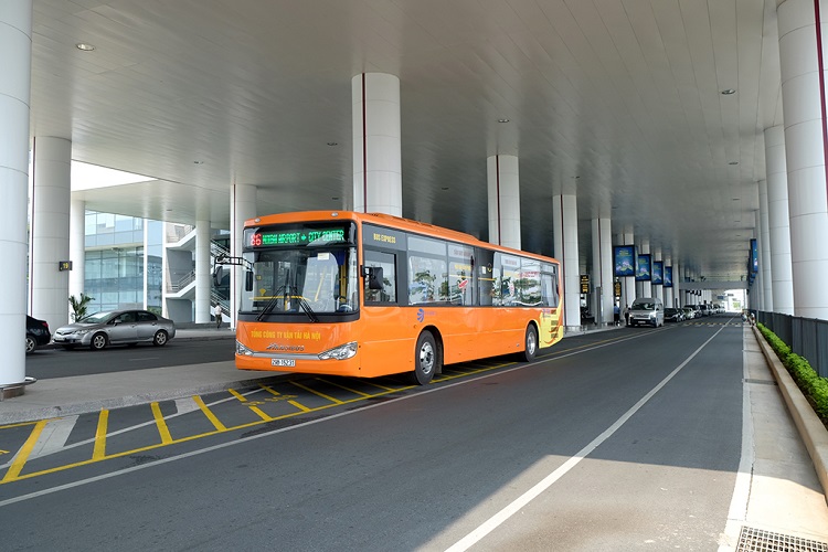 Xe bus sân bay vào nội thành Hà Nội