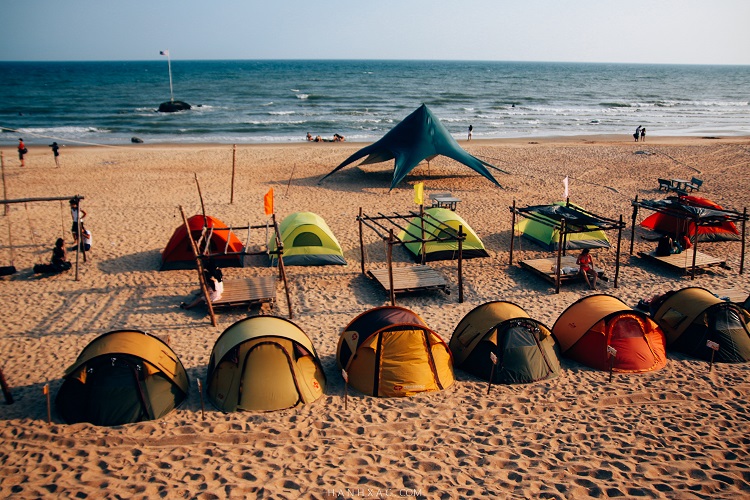 Check in tại Coco Beach Camp, bãi biển Lagi, Bình Thuận