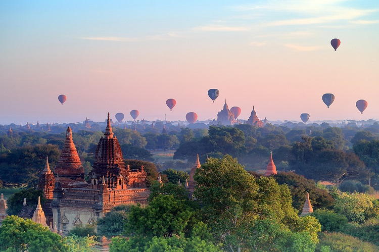 Du lịch bằng khinh khí cầu ở Bagan (Myanmar) – chiêm ngưỡng những công trình cổ kính bậc nhất Đông Nam Á