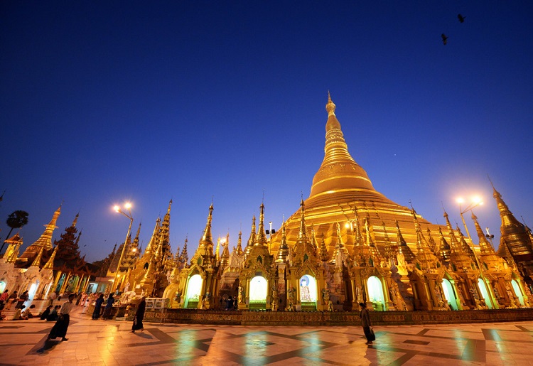 Chùa Shwedagon của Myanmar