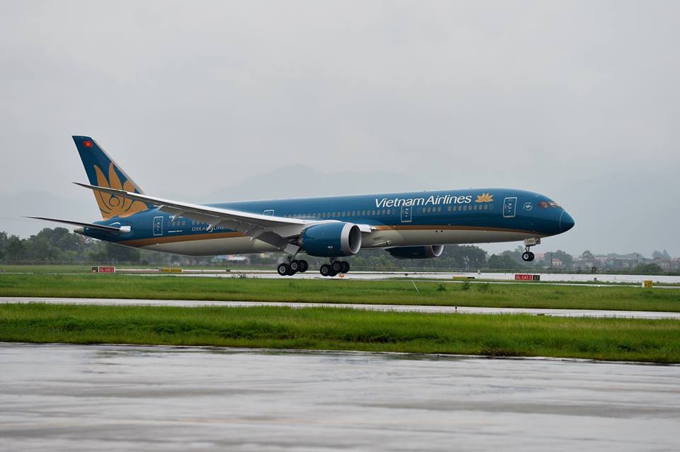 Trải nghiệm bay tháng 9 với máy bay boeing 787 của Vietnam Airlines