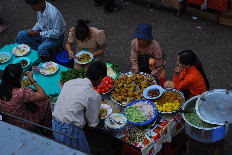 Trà bánh Myanmar