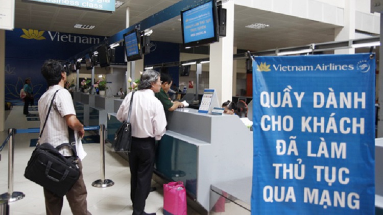 Bạn đã làm thủ tục trực tuyến của Vietnam Airlines?