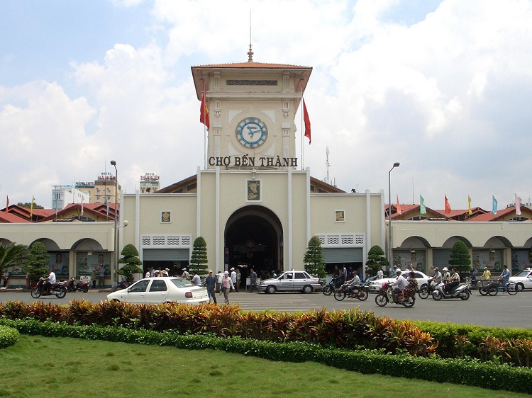 Chợ Bến Thành - biểu tượng kiến trúc của TP. Hồ Chí Minh