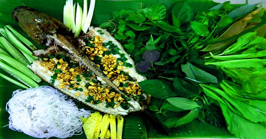 cá lóc nướng trui Sài Gòn