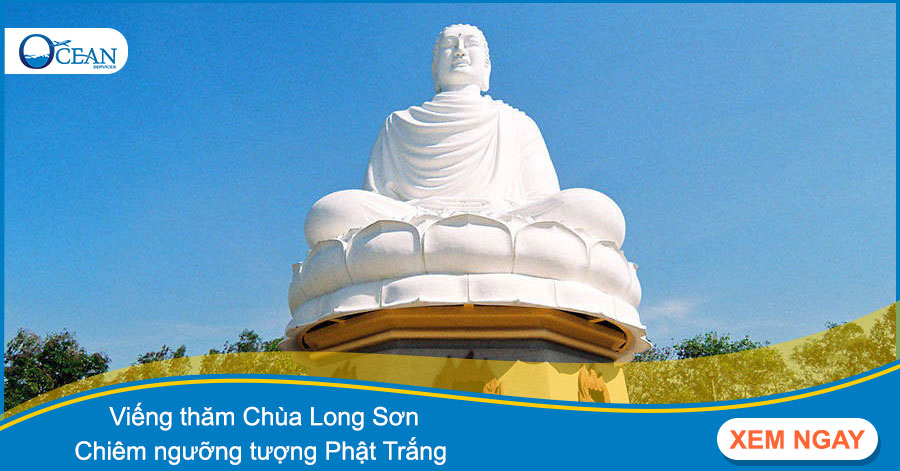 Viếng thăm chùa Long Sơn - chiêm ngưỡng tượng Phật Trắng