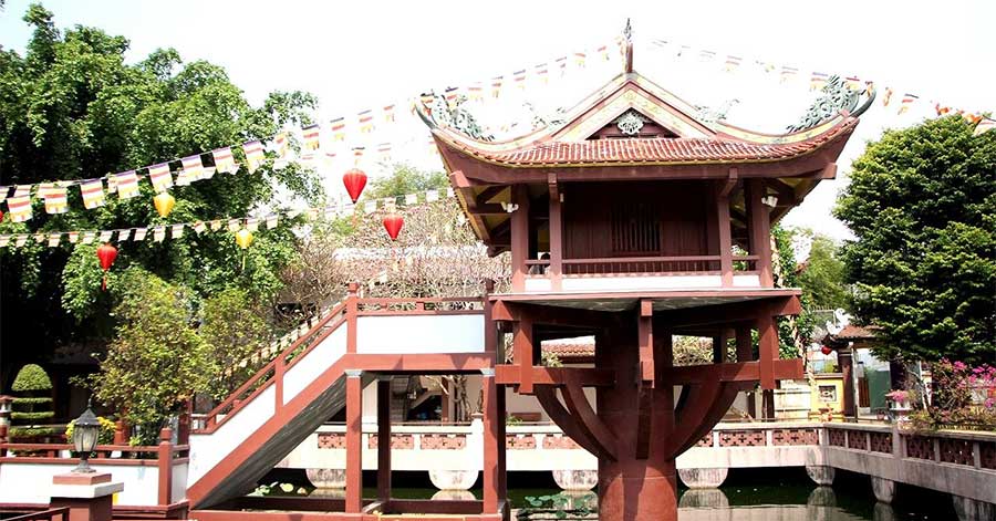 Chùa Một Cột - Một trong những biểu tưởng của Hà Nội