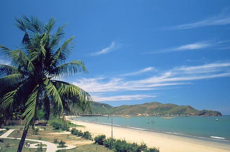 Cù Lao Xanh Bình Định với bãi biển dài và mịn
