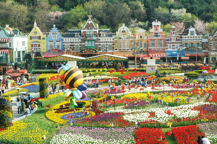 Đón giáng sinh ở công viên Everland