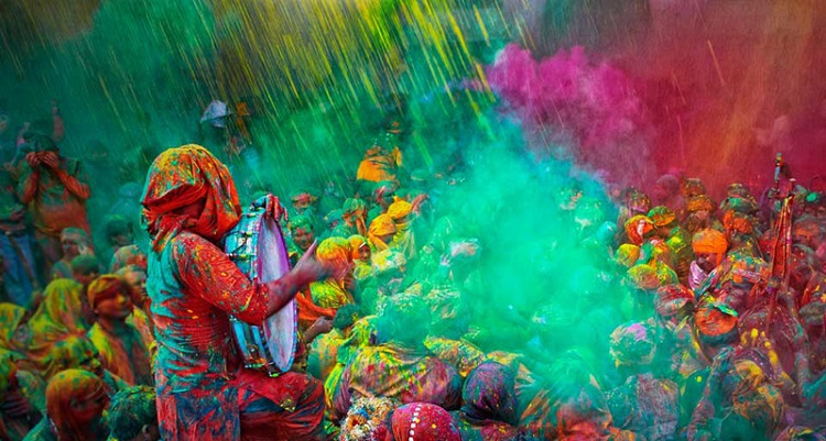 Lễ Holi trên khắp miền Bắc của Ấn Độ