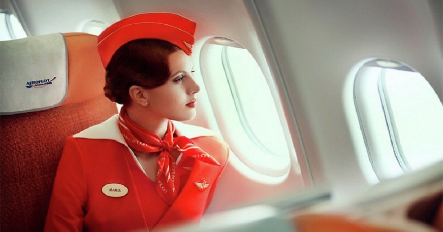 Tiếp viên hàng không của Aeroflot Russian Airlines