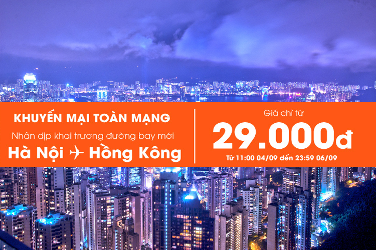 khuyến mãi jetstar hongkong 29k