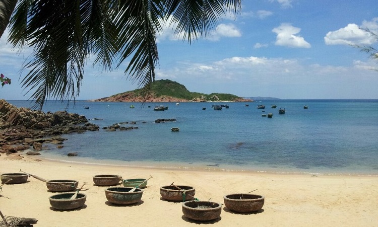Bãi biển phía sau Haven Vietnam Homestay