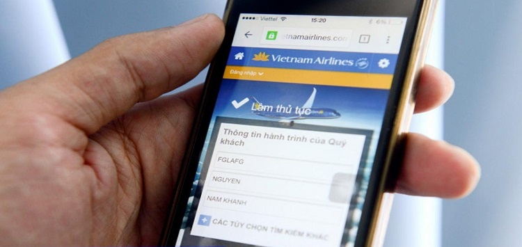Check-in online của Vietnam Airlines