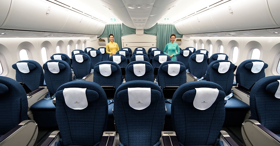 Ghế ngồi rộng rãi, độ ngả lưng lớn đem đến sự thoải mái tối đa cho hành khách