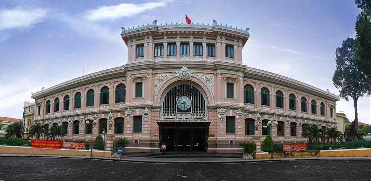 Công trình kiến trúc thứ năm: Bưu điện trung tâm Sài Gòn