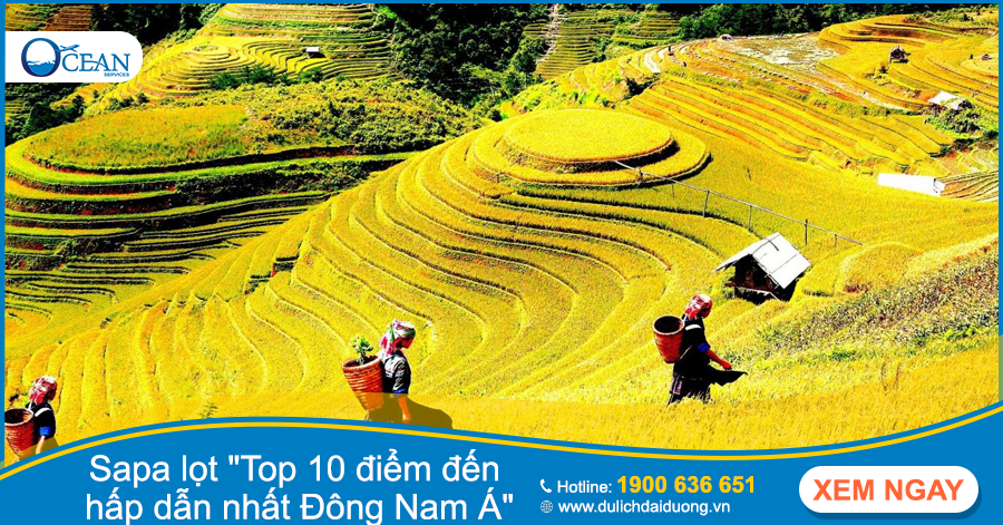 Sapa lọt Top 10 điểm du lịch hấp dẫn nhất Đông Nam Á