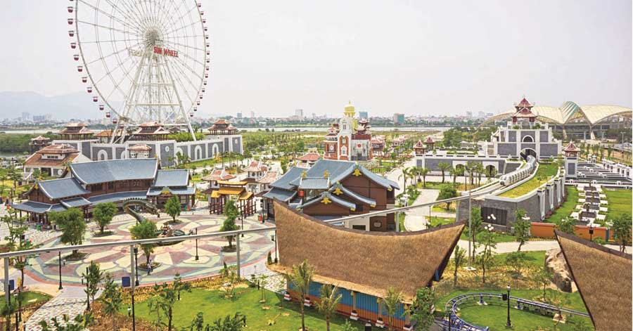 Trong tay vé đi Đà Nẵng Vietnam Airlines tham quan công viên Asian Park