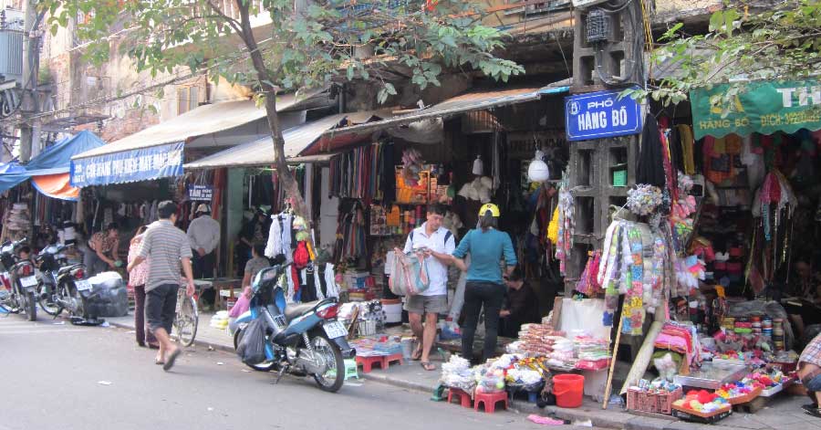 Phố hàng Bồ tại Hà Nội
