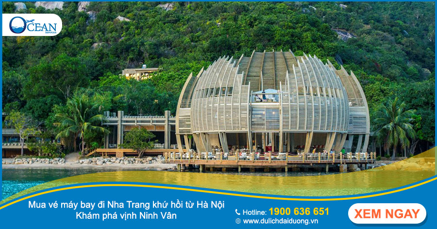 Mua vé máy bay đi Nha Trang khứ hồi từ Hà Nội - Khám phá vịnh Ninh Vân