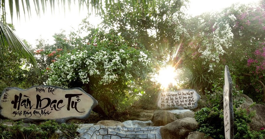 Vườn thơ Hàn Mặc Tử ở Quy Nhơn