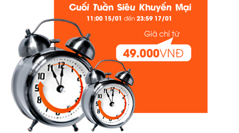 Vé máy bay khuyến mại cuối tuần của Jetstar gái 49.000 đồng