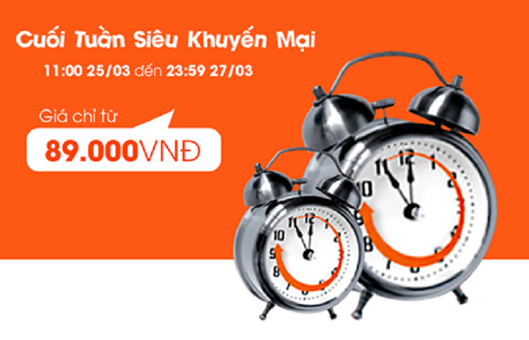 Vé máy bay khuyến mại của Jetstar giá chỉ từ 12.000 đồng