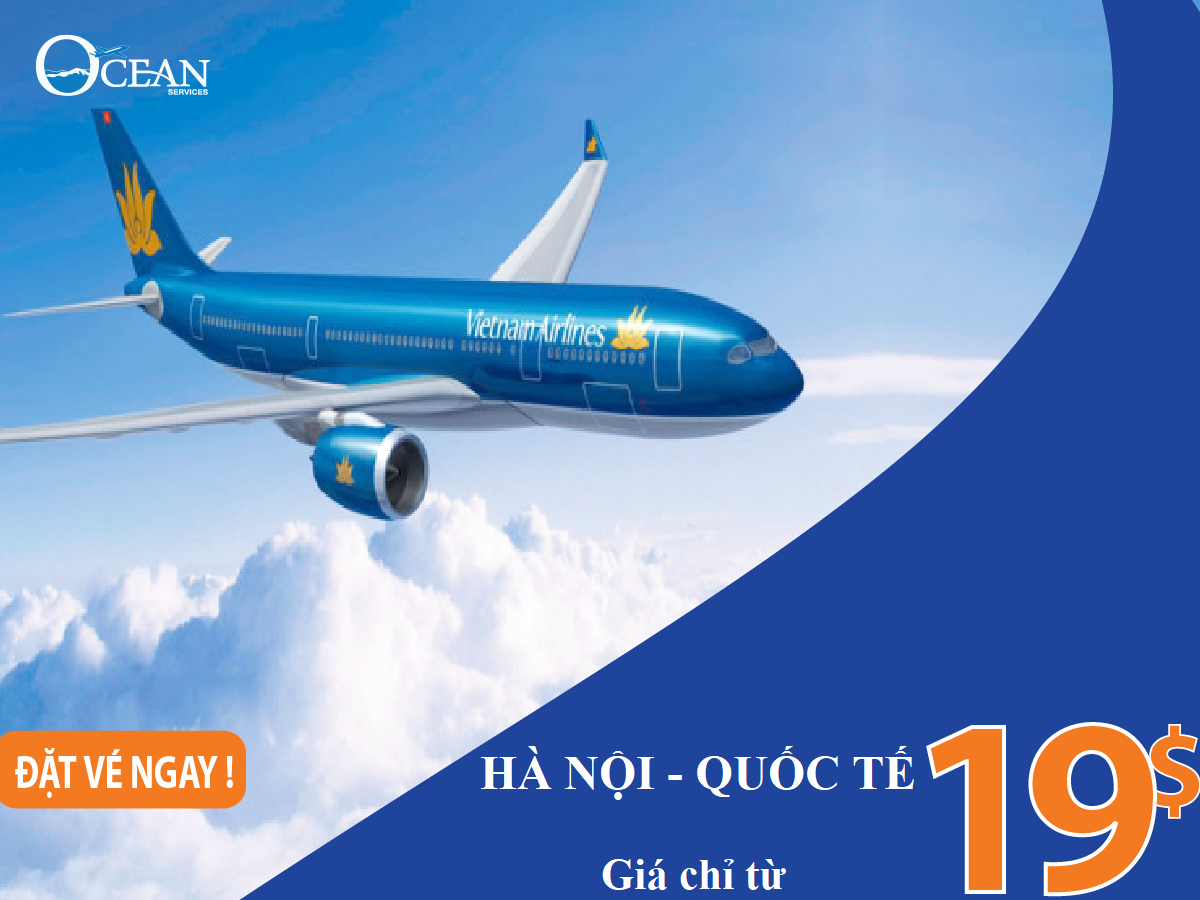 vé máy bay quốc tế Vietnam Airlines giá rẻ