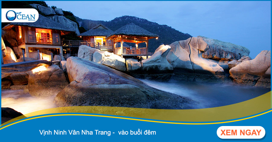 Vịnh Ninh Vân Nha Trang vào buổi đêm