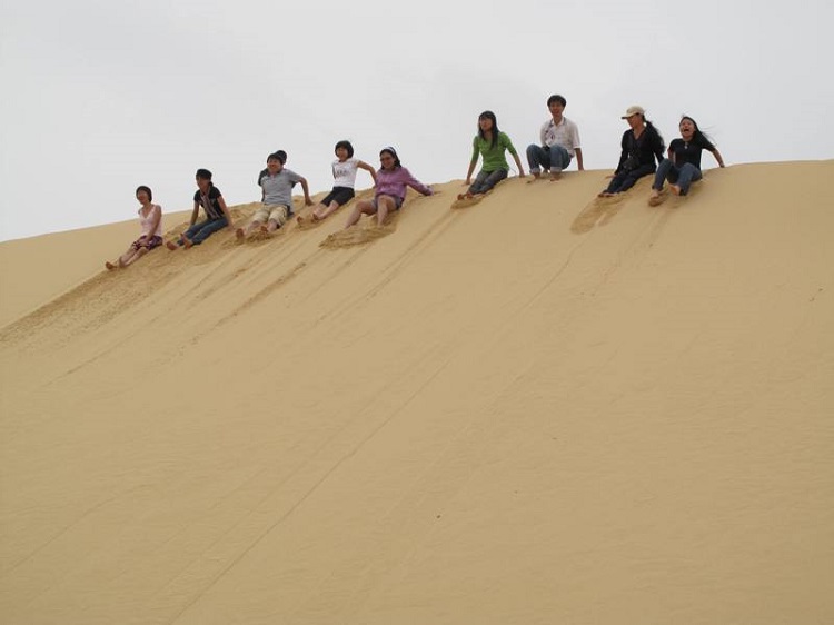 Trượt cát tại Quy Nhơn