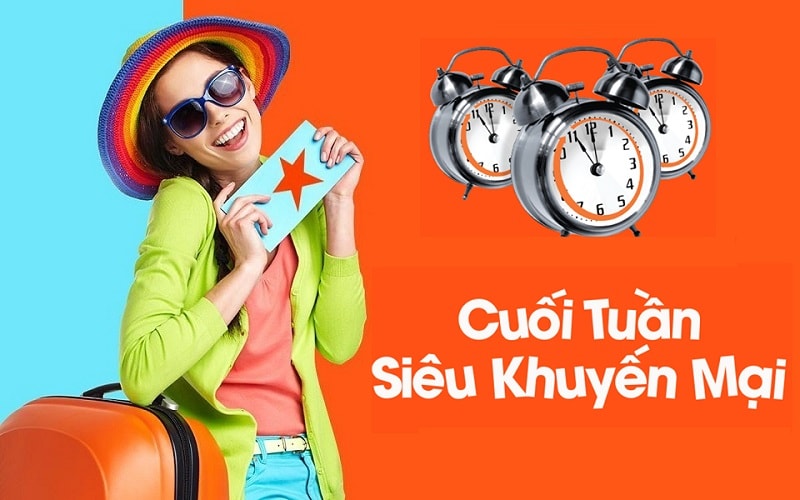 Cuối tuần siêu khuyến mãi- săn vé máy bay cực rẻ của Jetstar