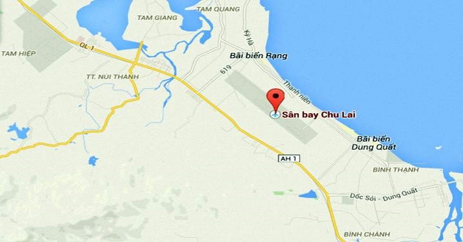 Sân bay Chu Lai Quảng Ngãi hay Quảng Nam?