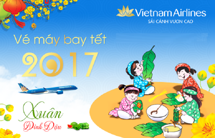 Nhanh tay sở hữu vé Tết Đinh Dậu 2017 của Vietnam Airlines