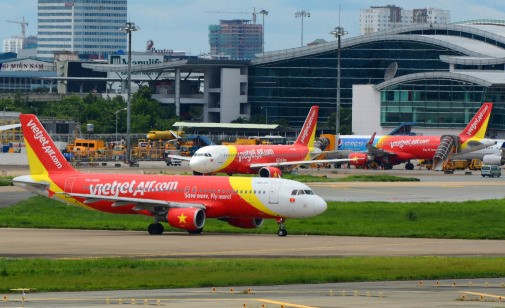 Vietjet gia tăng hơn 1500 chuyến bay phục vụ cao điểm hè