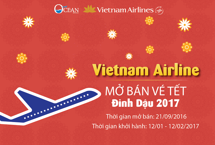 Vietnam Airlines mở bán vé máy bay Tết 2017